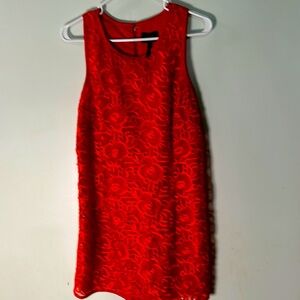 Laundry by Shelly Segal Sleeveless Red Dress  Size 12